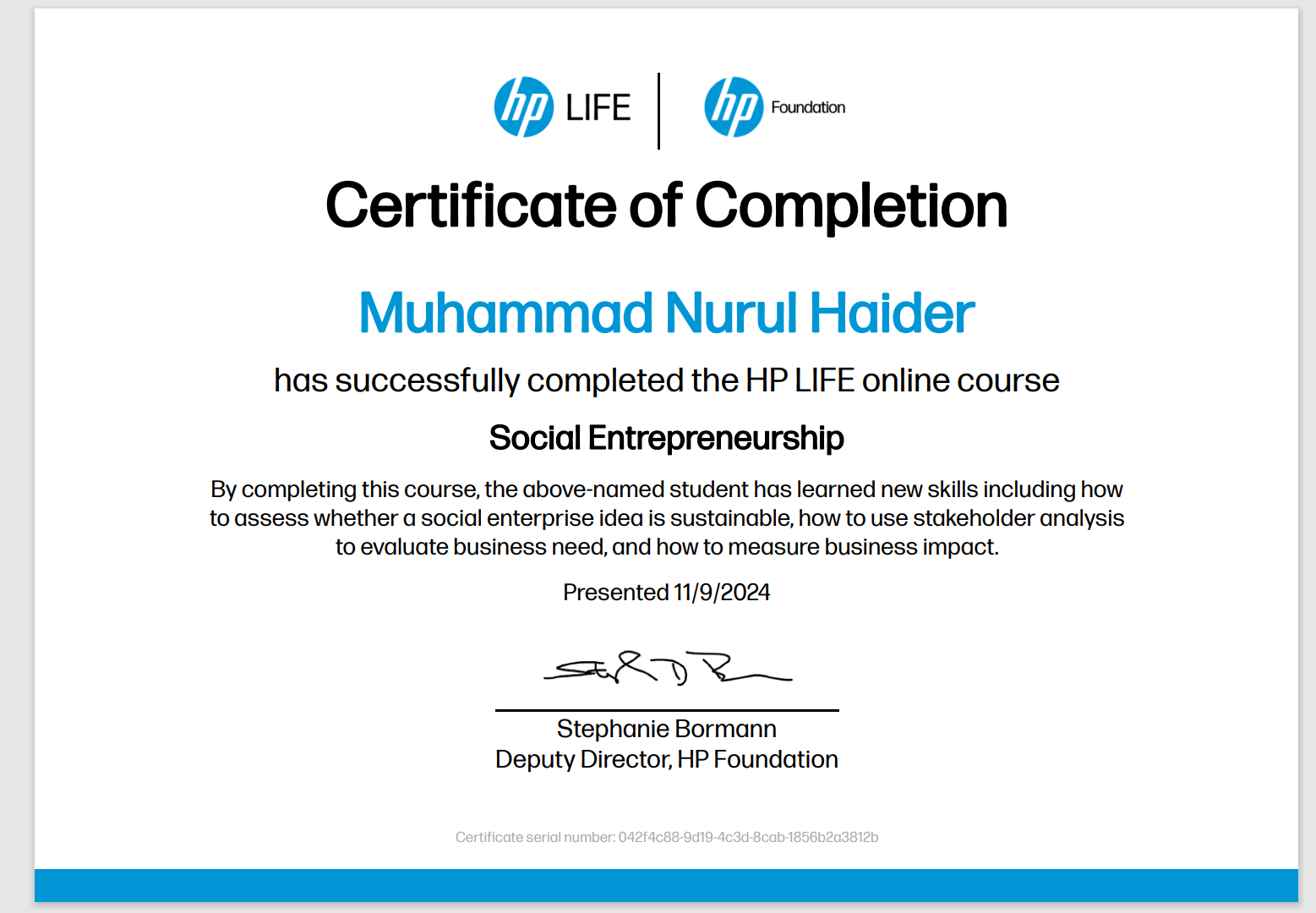 Certificate 4